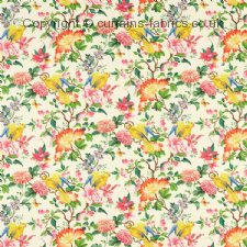 GOLDEN PARROT F1600 NEW DESIGN fabric by CLARKE and CLARKE