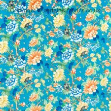 SAPPHIRE GARDEN F1589  fabric by CLARKE and CLARKE