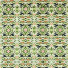 WONDERLUST TEA STORY LINEN F1607  fabric by CLARKE and CLARKE