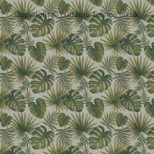 TROPICAL LEAF fabric by CURTAIN EXPRESS