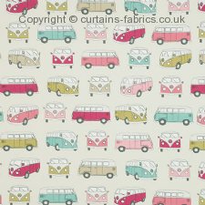 VW CAMPERVAN fabric by CURTAIN EXPRESS