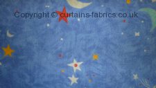 SUPER STAR fabric by FRYETTS FABRICS
