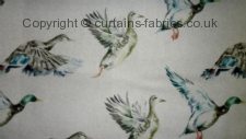 FLYING DUCKS made to measure curtains by LORIENT DECOR