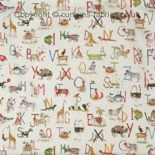 ANIMAL ALPHABET 8628 made to measure curtains by PRESTIGIOUS TEXTILES