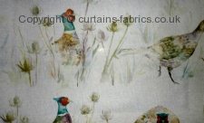 BOWMORE PHEASANTS made to measure curtains by VOYAGE DECORATION