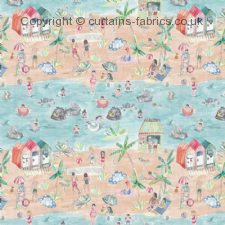 LETS GO TO THE BEACH  fabric by VOYAGE DECORATION