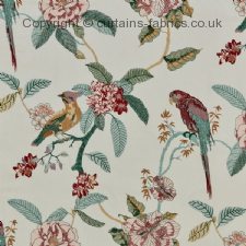 BIRDS OF PARADISE fabric by iLIV INTERIOR TEXTILES