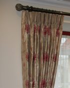 View A CURTAIN IN CRANBERRY